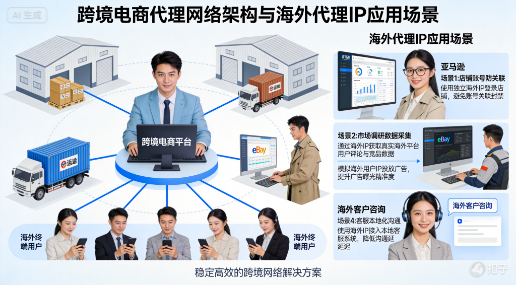 海外代理IP：跨境电商出海的必备网络资源