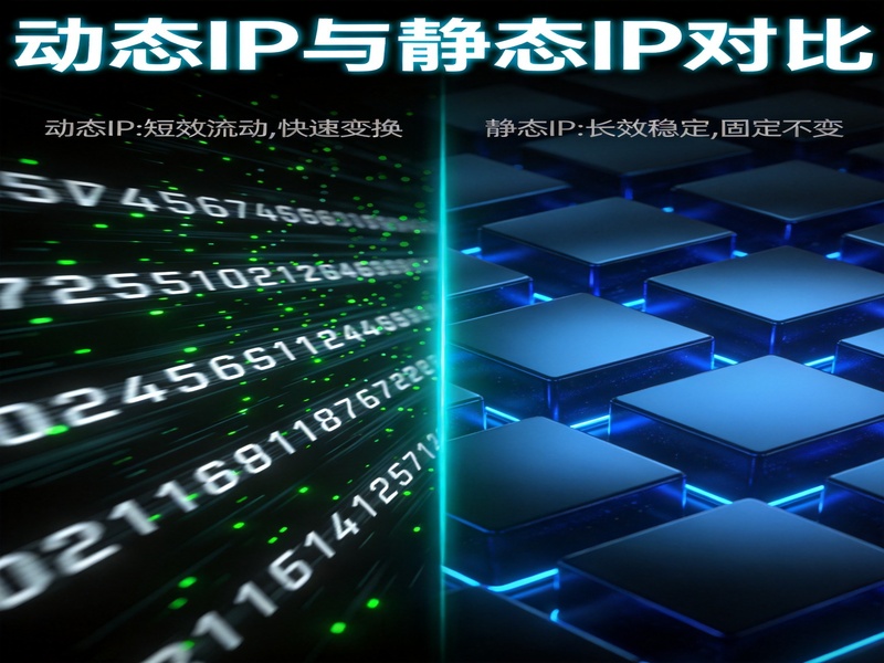 国内代理IP的主要类型：动态短效与静态长效
