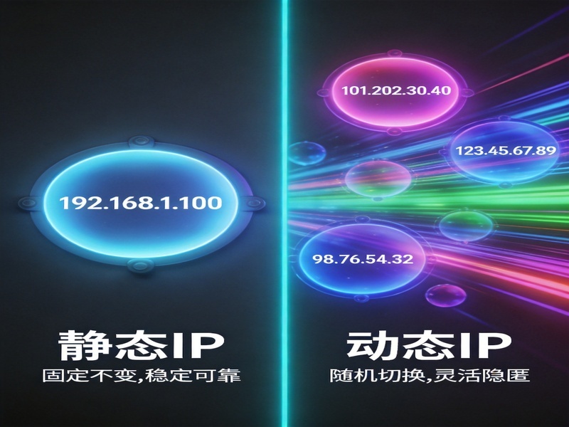 动态拨号IP vs 静态代理IP：核心差异与选型指南