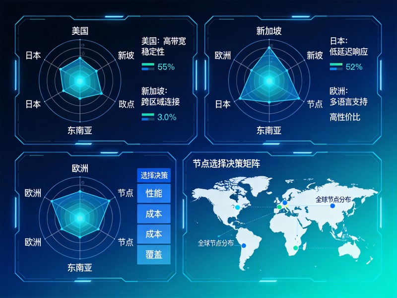 海外节点地区深度对比:美日新欧东南亚怎么选