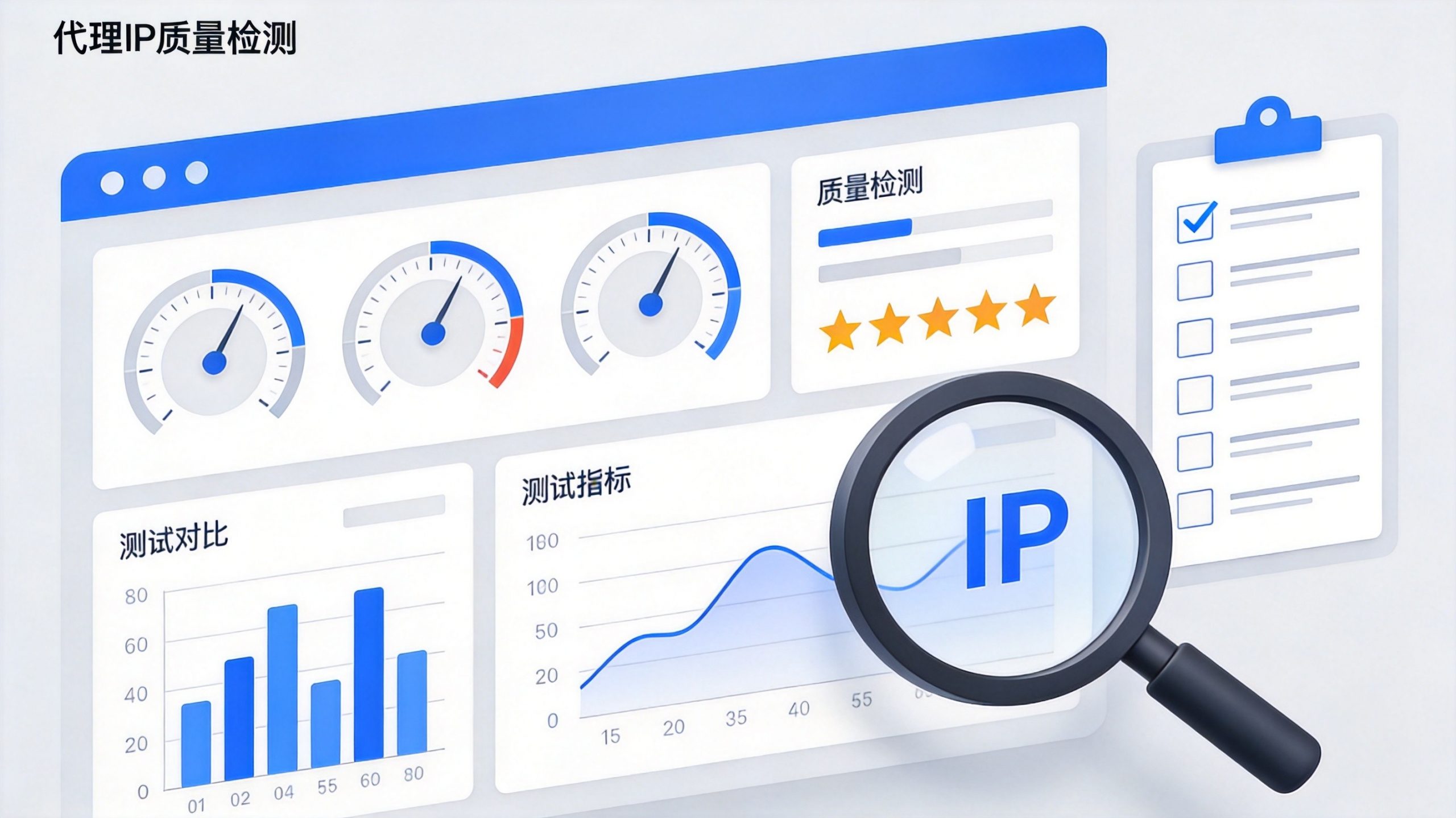 如何判断代理IP质量好坏?5个测评指标